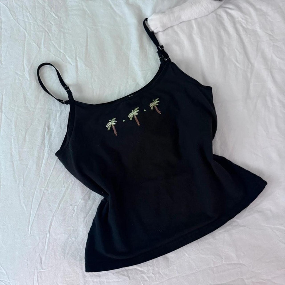 2000s Renne Palm tree tank top